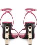 Dolce & Gabbana Verstelbare Enkelband Croco Sandalen Pink Dames - Thumbnail 11