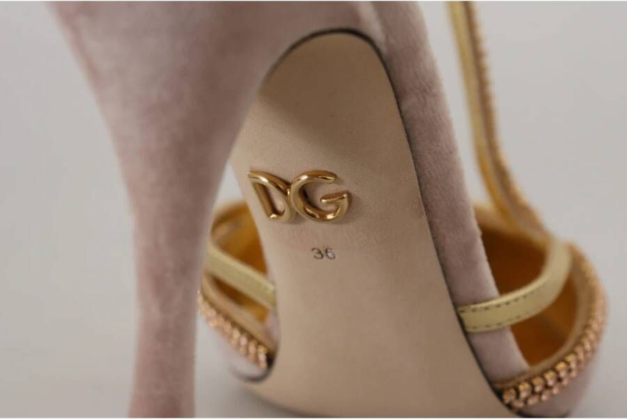 Dolce & Gabbana High Heel Sandals Roze Dames
