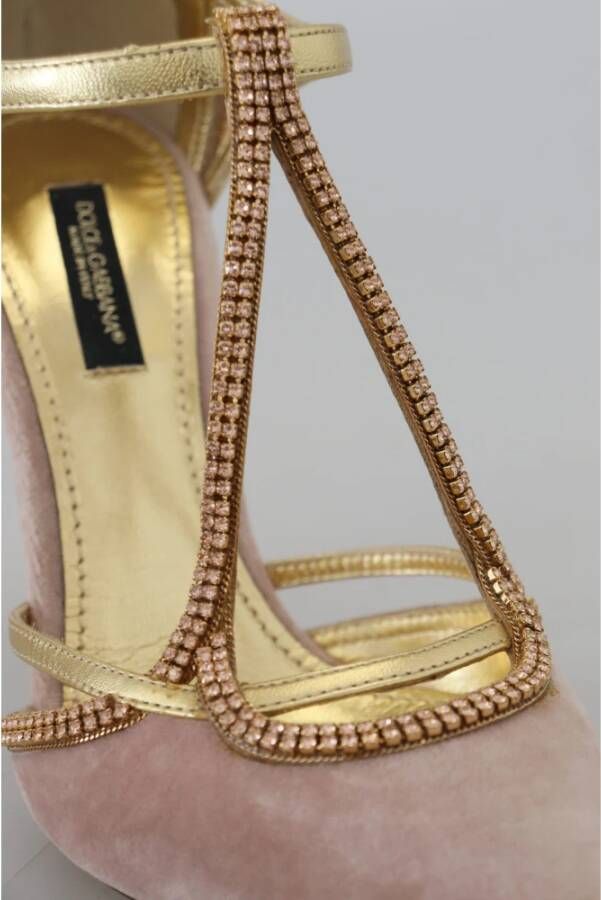 Dolce & Gabbana High Heel Sandals Roze Dames