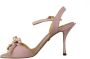 Dolce & Gabbana Pink Faux Pearl Ankle Strap Heels Sandals Shoes Roze Dames - Thumbnail 5