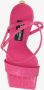 Dolce & Gabbana Verstelbare Enkelband Croco Sandalen Pink Dames - Thumbnail 6