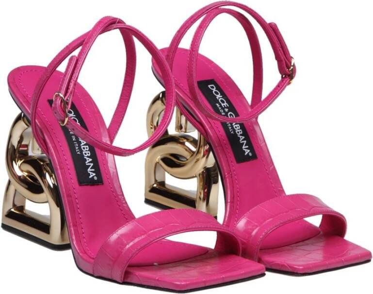 Dolce & Gabbana Sandalen met hoge hakken Roze Dames