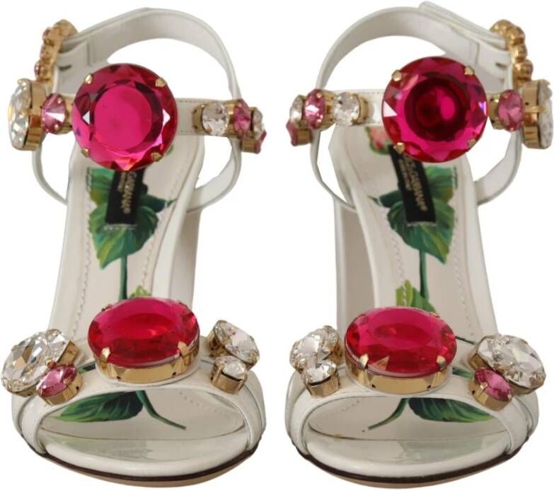 Dolce & Gabbana Sandalen met hoge hakken Wit Dames