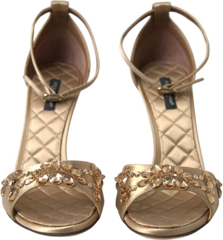 Dolce & Gabbana High Heel Sandals Yellow Dames