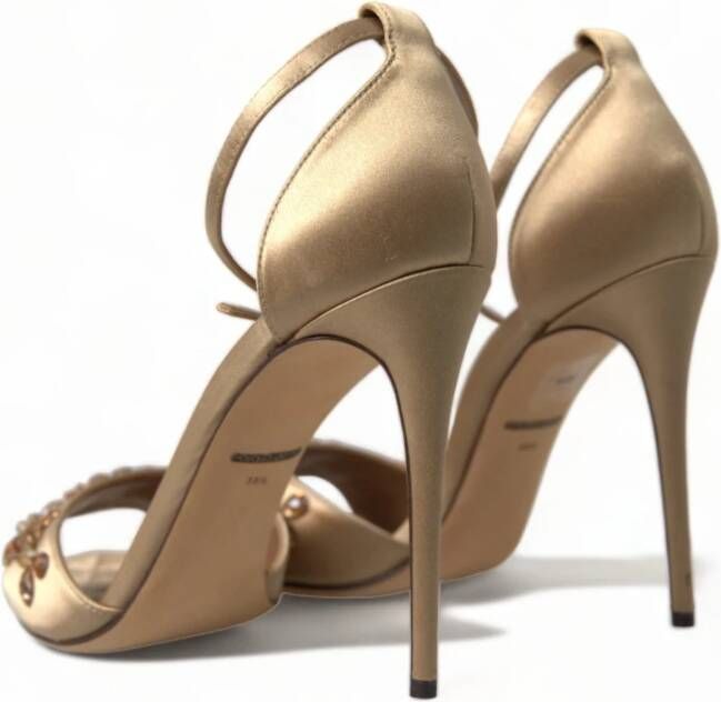 Dolce & Gabbana High Heel Sandals Yellow Dames