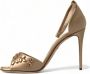 Dolce & Gabbana Sandalen met kristalversierde hak Yellow Dames - Thumbnail 5
