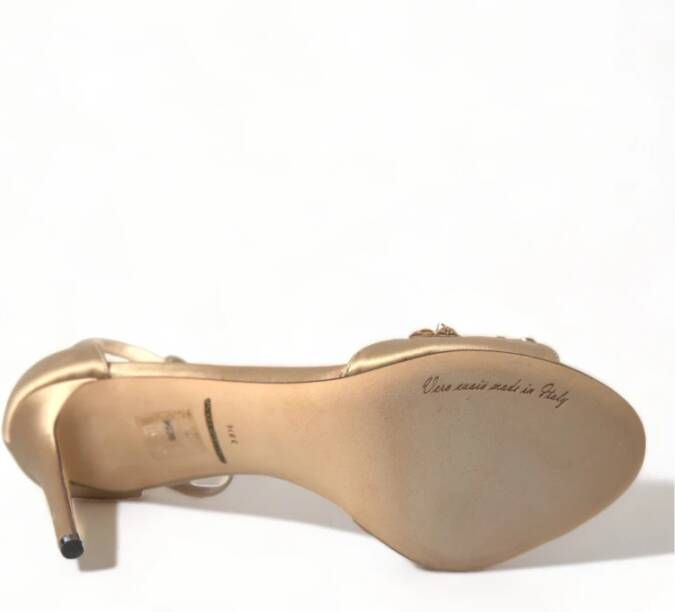 Dolce & Gabbana High Heel Sandals Yellow Dames