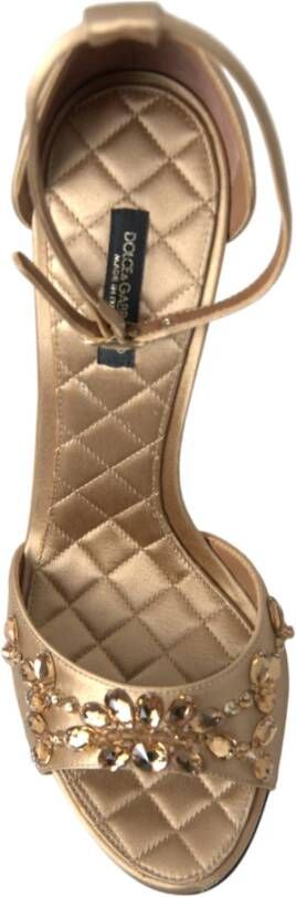 Dolce & Gabbana High Heel Sandals Yellow Dames