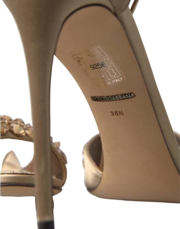 Dolce & Gabbana High Heel Sandals Yellow Dames