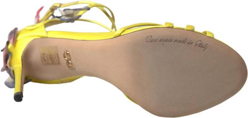 Dolce & Gabbana High Heel Sandals Yellow Dames