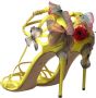 Dolce & Gabbana Gele Butterfly Applique Sandalen Yellow Dames - Thumbnail 6