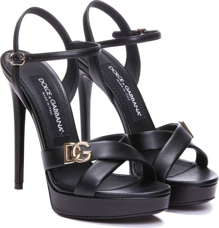 Dolce & Gabbana High Heel Sandals Zwart Dames