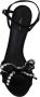 Dolce & Gabbana Elegante hoge suède sandalen met kristallen strikken Black Dames - Thumbnail 3