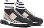 Dolce & Gabbana Hoge Elastische Gebreide Sneakers Multicolor Dames - Thumbnail 2