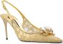 Dolce & Gabbana Hoge hakken Lollo Yellow Dames - Thumbnail 4