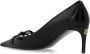 Dolce & Gabbana Zwarte leren pumps met gouden logo Black Dames - Thumbnail 5