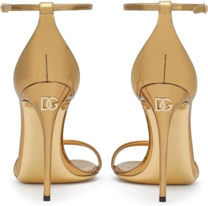 Dolce & Gabbana Hoge hiel sandalen Geel Dames
