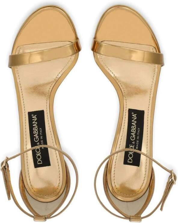 Dolce & Gabbana Hoge hiel sandalen Geel Dames