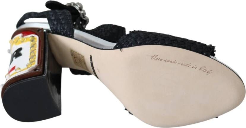 Dolce & Gabbana Sandalen met hoge hakken Zwart Dames