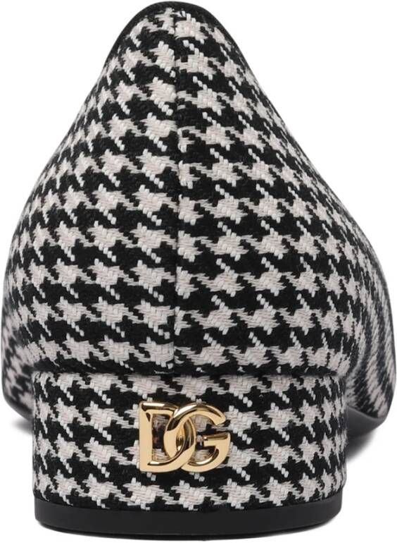 Dolce & Gabbana Houndstooth Pumps met Blokhak