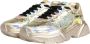 Dolce & Gabbana Iridescent Sequin Low-Top Sneakers met Rubberen Zool - Thumbnail 2