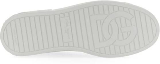 Dolce & Gabbana Italiaanse Leren Sneakers White Heren