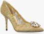 Dolce & Gabbana Kant stiletto pumps Yellow Dames - Thumbnail 4