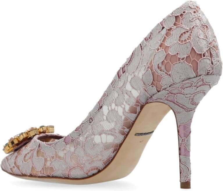 Dolce & Gabbana Kant stiletto pumps Pink Dames