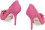 Dolce & Gabbana Kanten Bloempomp Pink Dames - Thumbnail 3