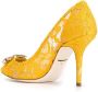 Dolce & Gabbana Kanten hof schoenen Yellow Dames - Thumbnail 3