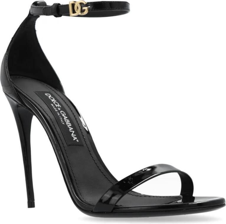 Dolce & Gabbana Keira glanzende pumps Black Dames