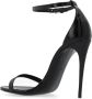 Dolce & Gabbana Zwarte Patentleren Hoge Hak Sandalen Black Dames - Thumbnail 5