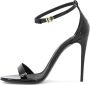 Dolce & Gabbana Zwarte Patentleren Hoge Hak Sandalen Black Dames - Thumbnail 9