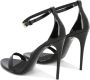 Dolce & Gabbana Zwarte Patentleren Hoge Hak Sandalen Black Dames - Thumbnail 4