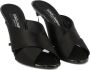 Dolce & Gabbana Zwarte Satijnen Sandalen Elegant Ontwerp Black Dames - Thumbnail 5