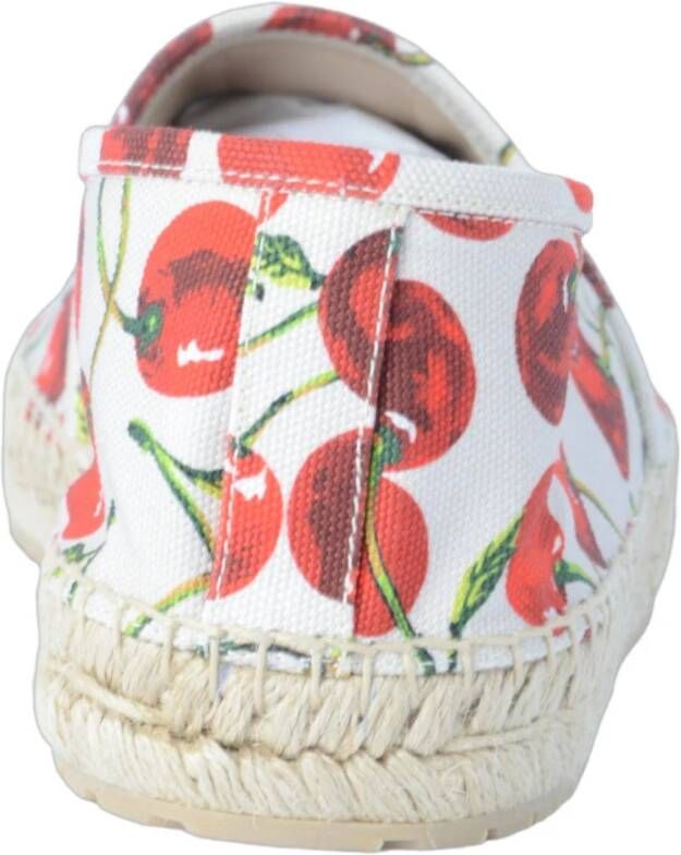 Dolce & Gabbana Kersenprint Espadrilles voor Mannen Multicolor Heren