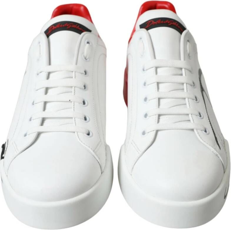 Dolce & Gabbana Klassieke lage leren sneakers Multicolor Heren