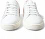 Dolce & Gabbana Witte Rode Leren Lage Sneakers Multicolor Dames - Thumbnail 3
