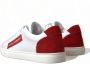Dolce & Gabbana Witte Rode Leren Lage Sneakers Multicolor Dames - Thumbnail 5