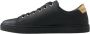 Dolce & Gabbana Klassieke Zwarte Gouden Leren Sneakers Schoenen Black Dames - Thumbnail 3