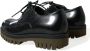 Dolce & Gabbana Klassieke Zwarte Leren Derby Schoenen Black Heren - Thumbnail 9