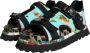 Dolce & Gabbana Kleurrijke Patchwork Slide Sandalen Multicolor Heren - Thumbnail 3