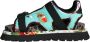 Dolce & Gabbana Kleurrijke Patchwork Slide Sandalen Multicolor Heren - Thumbnail 5