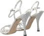 Dolce & Gabbana Kristal Hak Sandalen Zilver Versierd Gray Dames - Thumbnail 12
