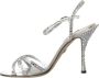 Dolce & Gabbana Kristal Hak Sandalen Zilver Versierd Gray Dames - Thumbnail 13