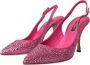 Dolce & Gabbana Roze Kristal Slingback Hakken Sandalen Pink Dames - Thumbnail 21