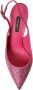 Dolce & Gabbana Roze Kristal Slingback Hakken Sandalen Pink Dames - Thumbnail 26