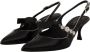 Dolce & Gabbana Black Patent Leather Crystal Slingbacks Shoes Zwart Dames - Thumbnail 2