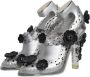 Dolce & Gabbana Kristallen Assepoester Hakken met Leren Zool Gray Dames - Thumbnail 3