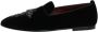 Dolce & Gabbana Kristalversierde fluwelen instapschoenen - Thumbnail 2